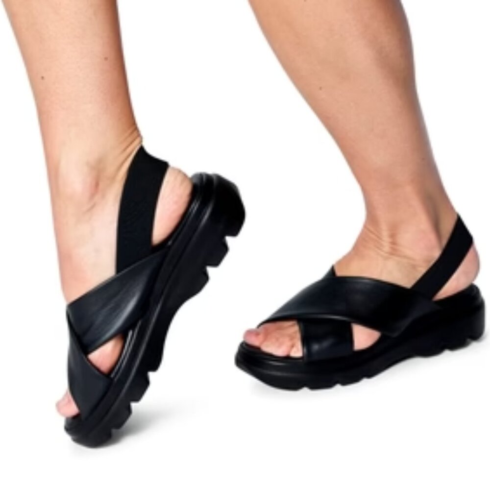 NEW Atelier Women's Black Sandals ~ Made in Italy